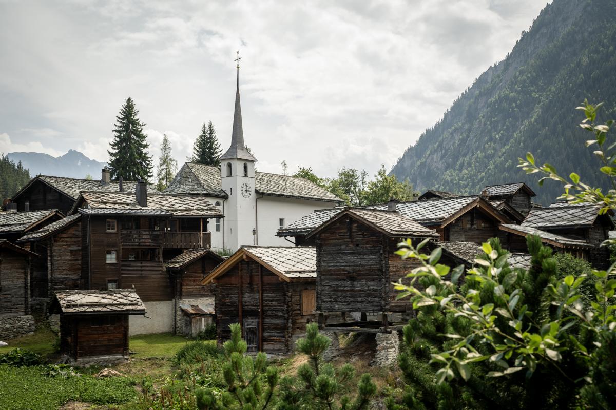 Das alte Dorf Blatten